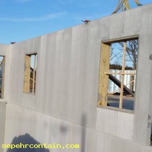ساختمان پیش ساخته بتنی