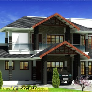  رنگ های مناسب سقف ویلای مدرن